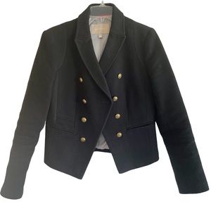 Short Black Wool Jacket